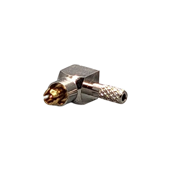 MC-Card Plug Right Angle Connector Crimp Coax 1.13mm, 1.32mm, 1.37mm