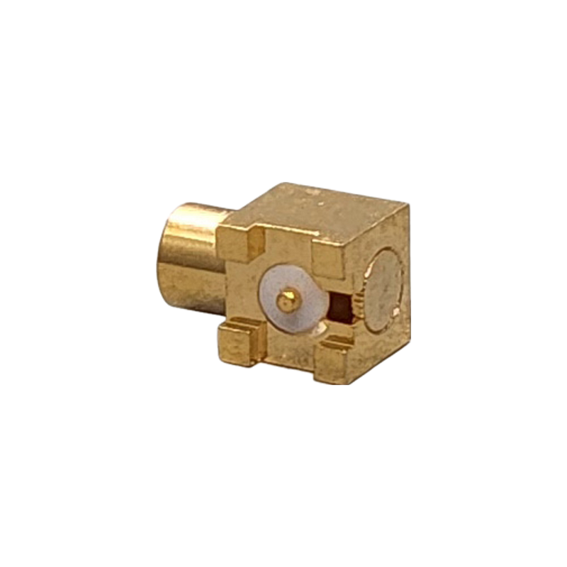 MCX Jack Right Angle Connector Solder Attachment PCB Surface Mount