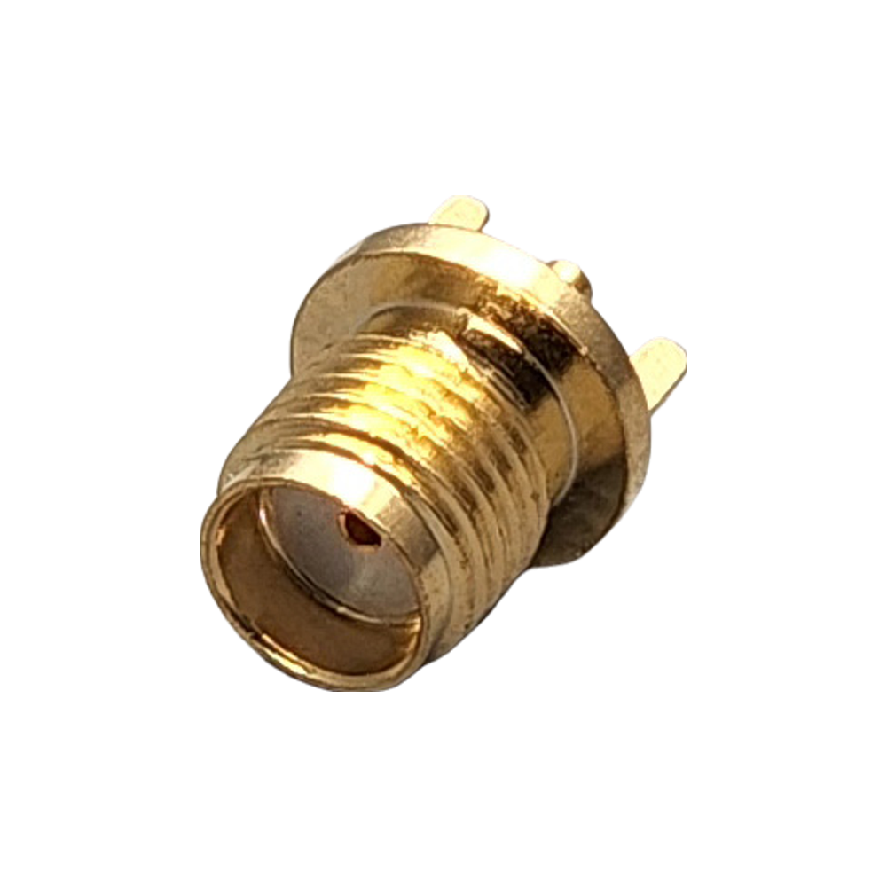 SMA Female Connector Solder Attachment PCB Edge Mount