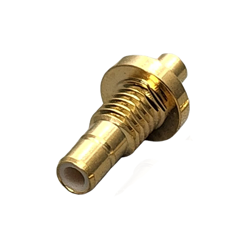 SMB Jack Bulkhead Rear Mount Connector Crimp Coax 1.13mm, 1.32mm, 1.37mm
