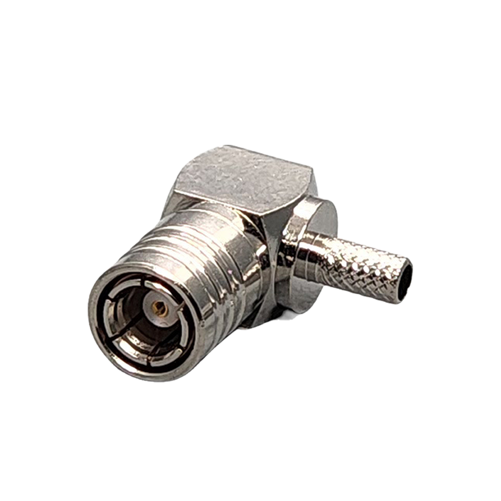 SMB Plug Right Angle Connector Crimp Coax RG174, RG188, RG316