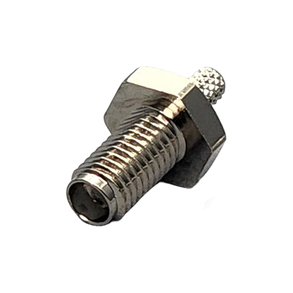 SSMA Female Bulkhead Rear Mount Connector Crimp Coax RG174, RG188, RG316