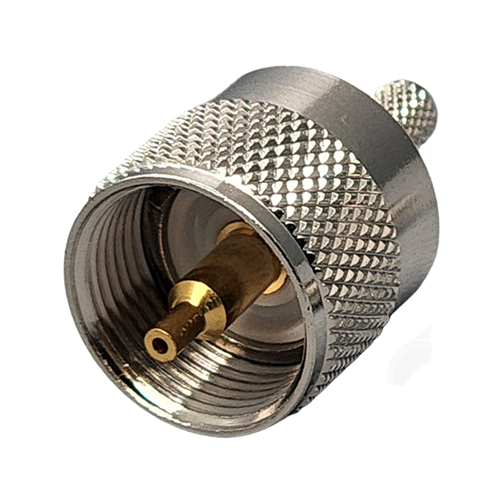 UHF Male Connector Crimp Coax RG55A, RG58A, RG58C