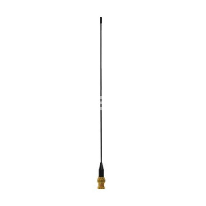 Straight (Metal) Antenna, Ham Radio 144/430MHz, Omni Radiation, 2/3dBi Gain with BNC Male Connector (17")