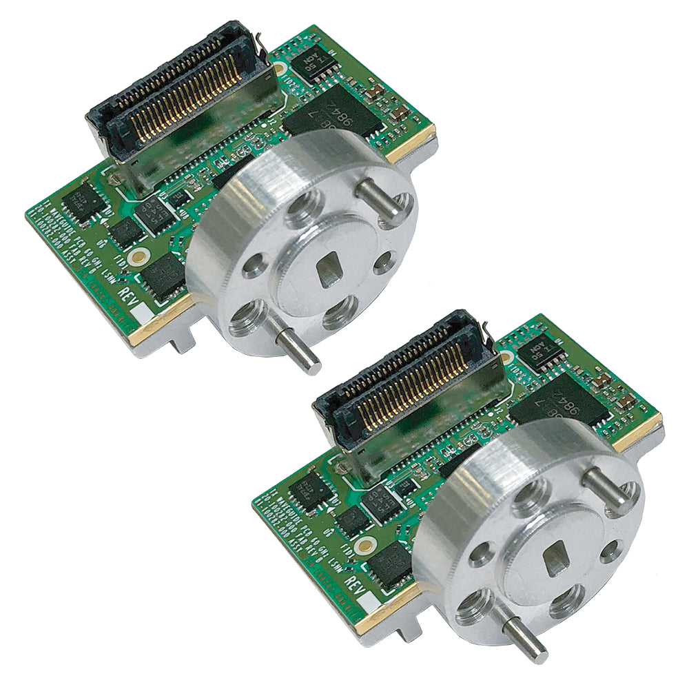 Integrated 60GHz Waveguide Transmitter & Receiver Pair