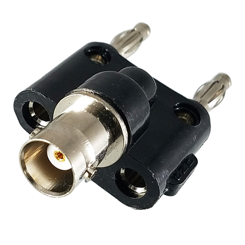 BNC Female to Double Banana Plug Adapter [RFS-100057]