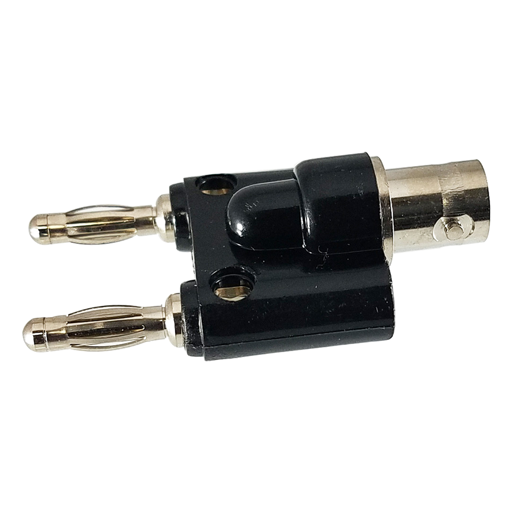 BNC Female to Double Banana Plug Adapter [RFS-100057]