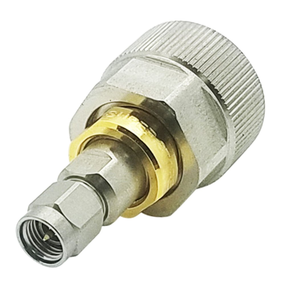 3.5MM Male to 7MM Sexless Precision Adapter, Passivated Stainless Steel [RFS-100281]