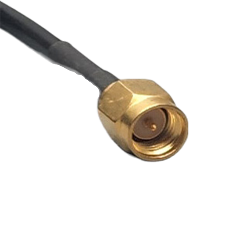 Glass Mount Antenna, WiFi 2.4+5.XGHz, Omni Radiation, 2/2dBi Gain with RP SMA Male Connector (5-1/2")