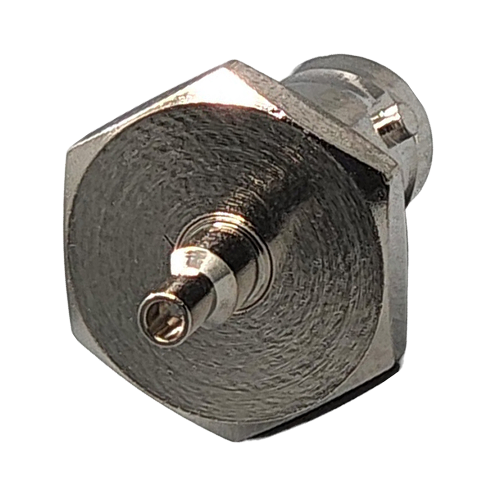 Reverse Polarity BNC Female Bulkhead Rear Mount Connector Crimp Coax 1.13mm, 1.32mm, 1.37mm