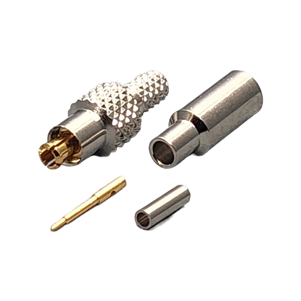 MC-Card Plug Connector Crimp Coax RG178, RG196, 0.8D-2V