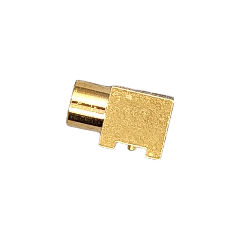 MCX Jack Right Angle Connector Solder Attachment PCB Surface Mount