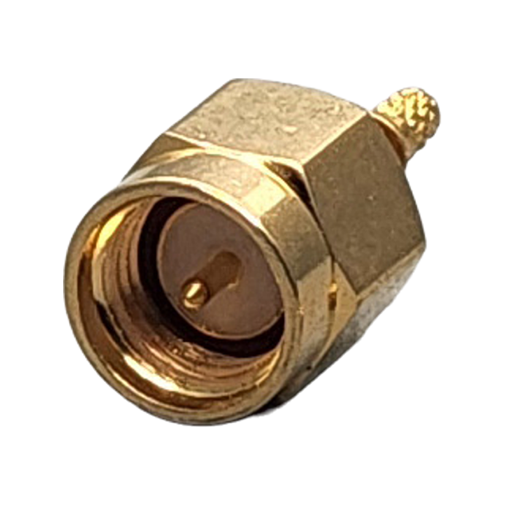 SMA Male Connector Crimp Coax 1.13mm, 1.32mm, 1.37mm