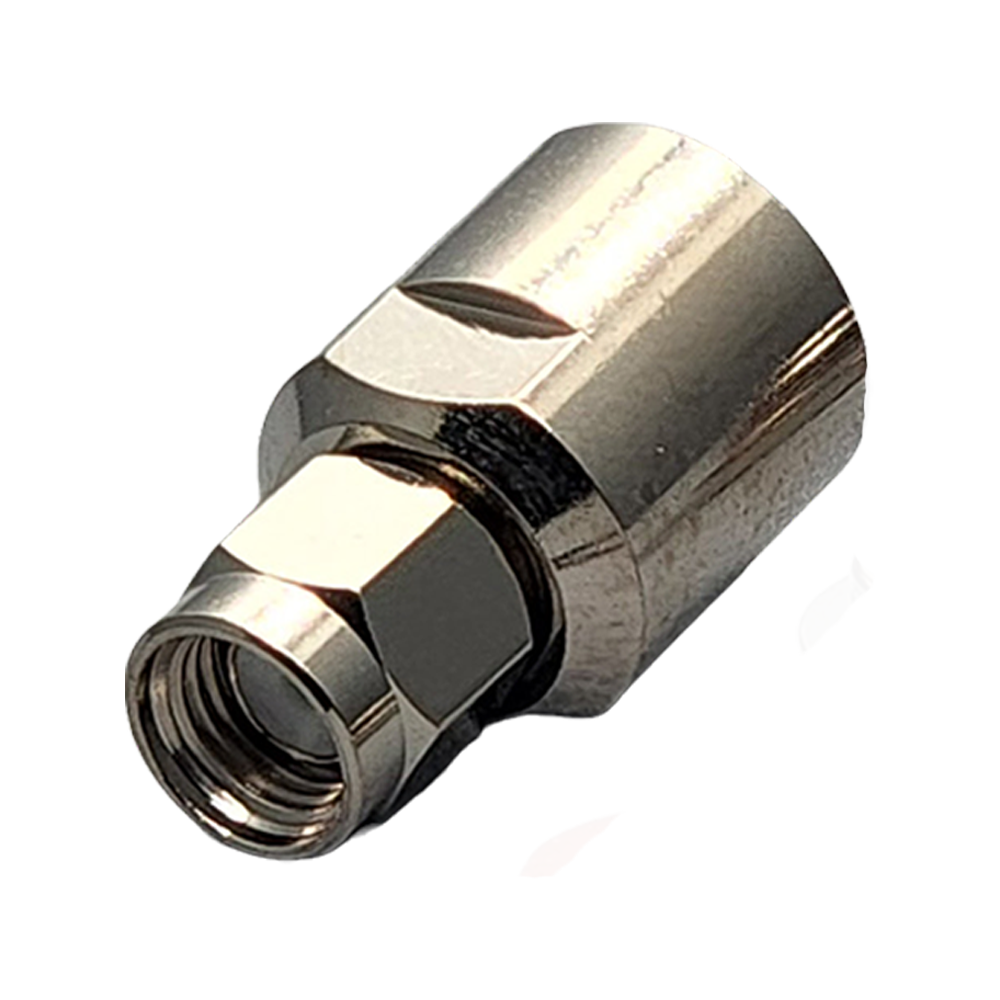 Reverse Polarity SMA Male Connector Clamp Coax RG55