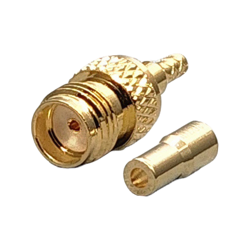 SMA Female Connector Crimp Coax 1.13mm, 1.32mm, 1.37mm