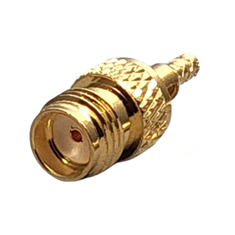 SMA Female Connector Crimp Coax RG178, RG196, 0.8D-2V