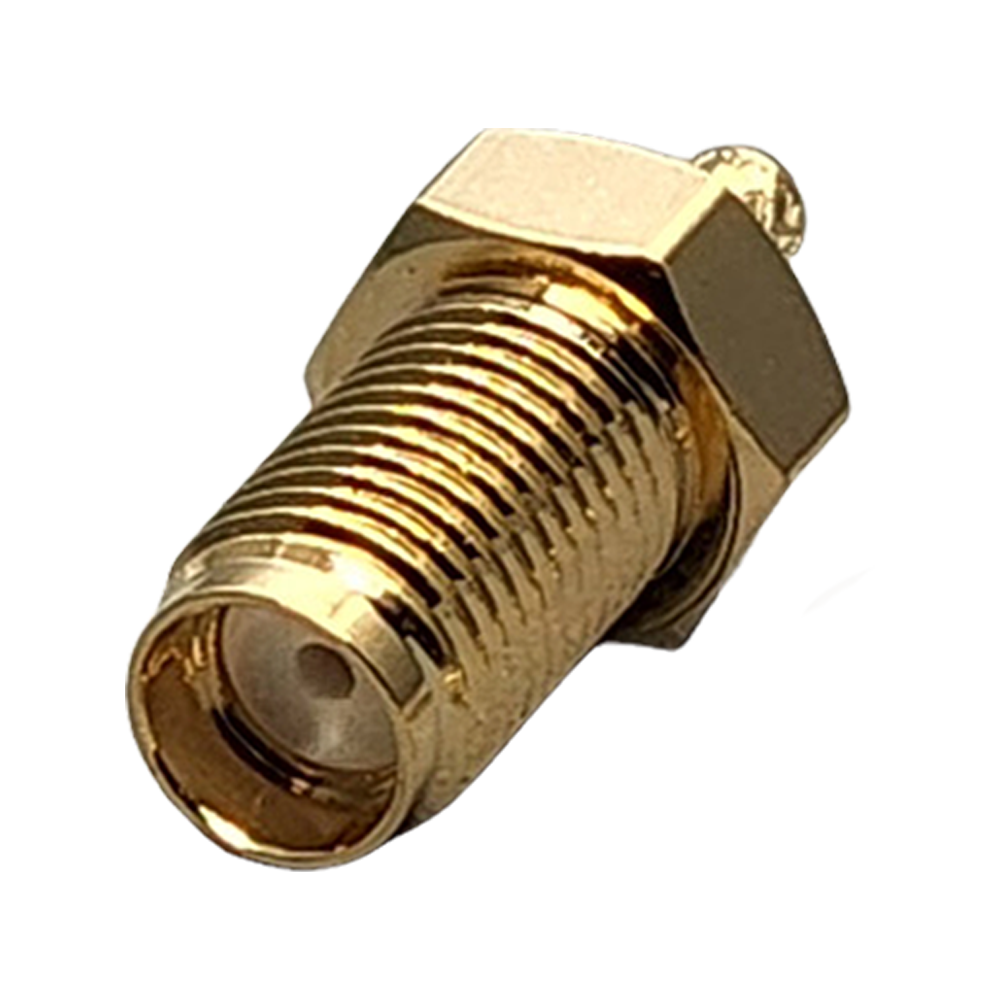 SMA Female Bulkhead Rear Mount Connector Crimp Coax RG174, RG188, RG316