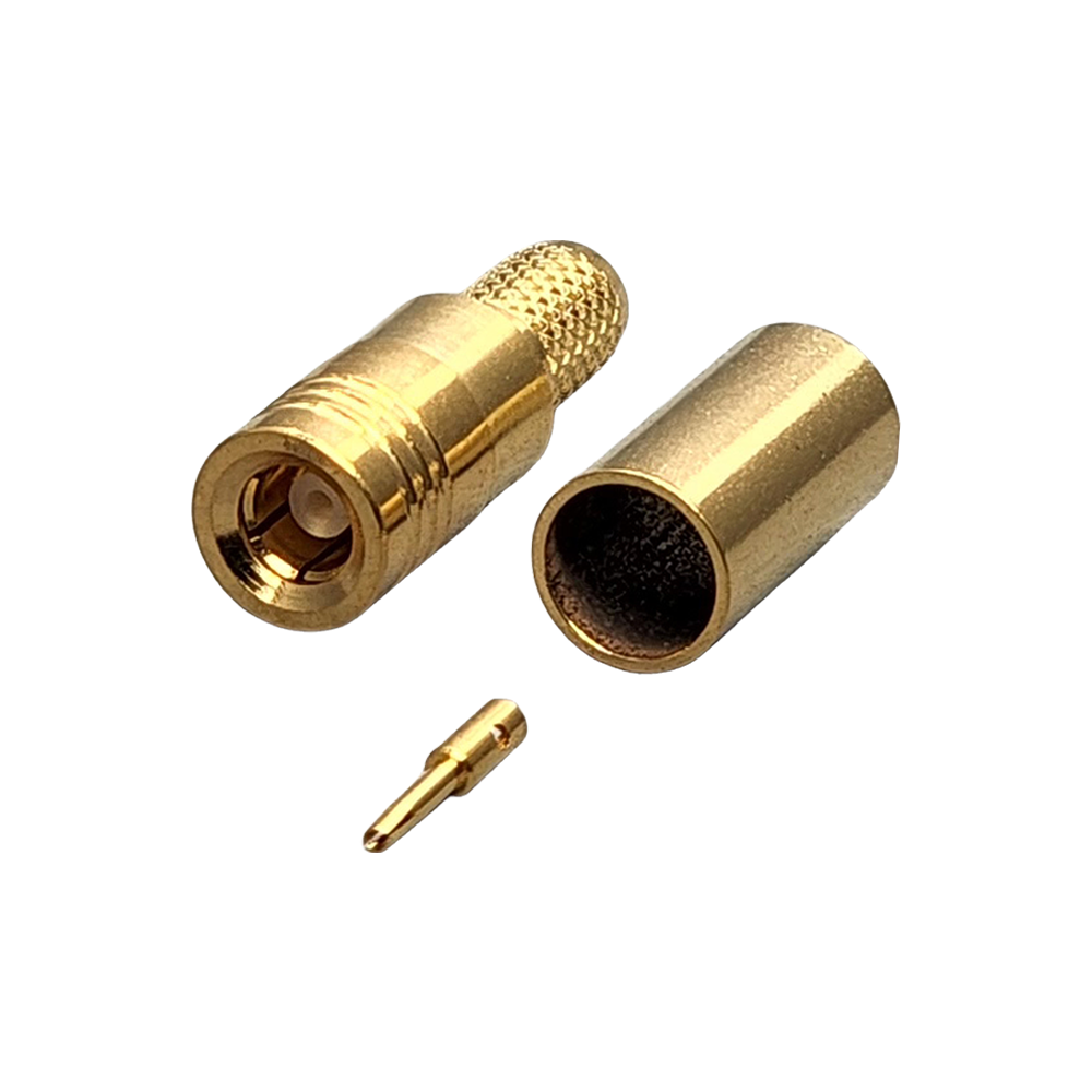 SMB Plug Connector Crimp Coax RG55A, RG58A, RG58C