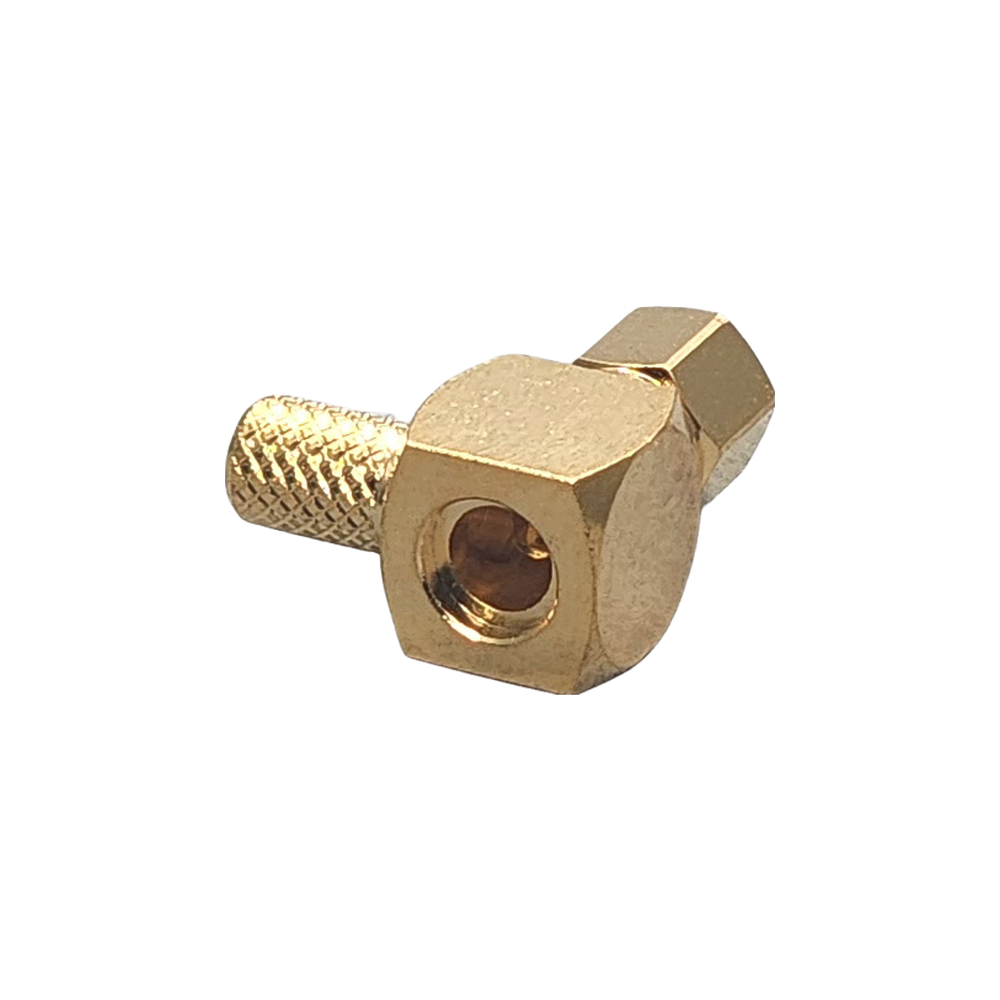 SMC Plug Right Angle Connector Crimp Coax RG55, RG58, RG55A