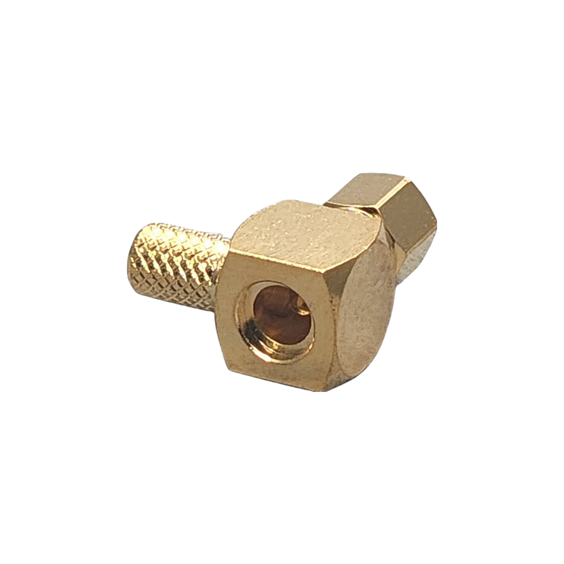 SMC Plug Right Angle Connector Crimp Coax RG55, RG58, RG55A