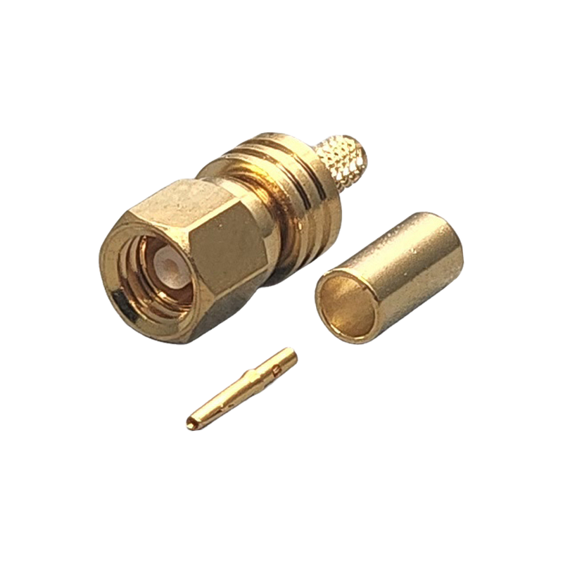 SMC Plug Connector Crimp Coax RG174, RG188, RG316