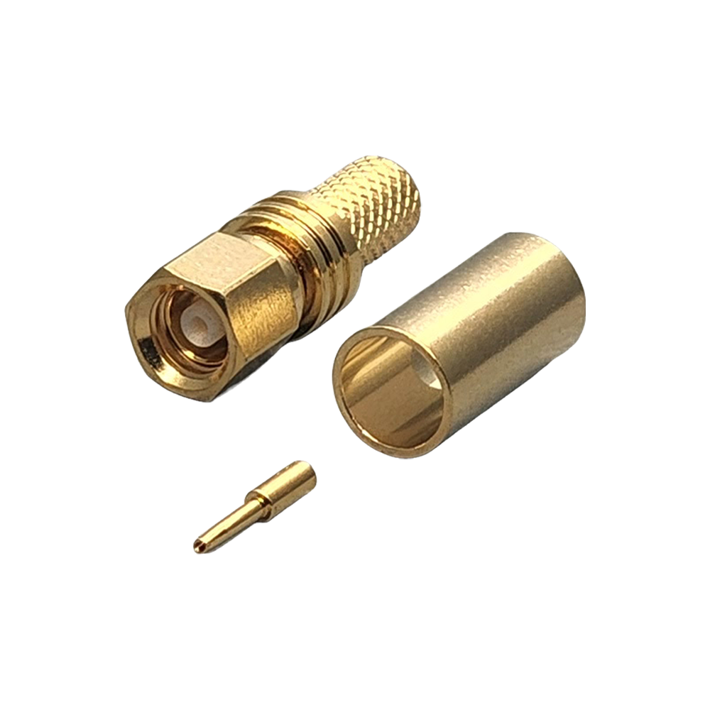 SMC Plug Connector Crimp Coax RG55A, RG58A, RG58C