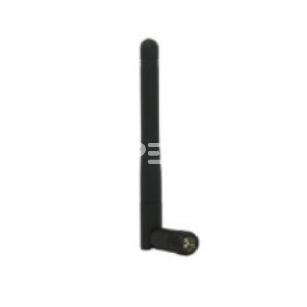 Swivel (Rubber) Antenna, WiFi 2.4GHz, Omni Radiation, 2dBi Gain with RP SMA Male Connector (4")