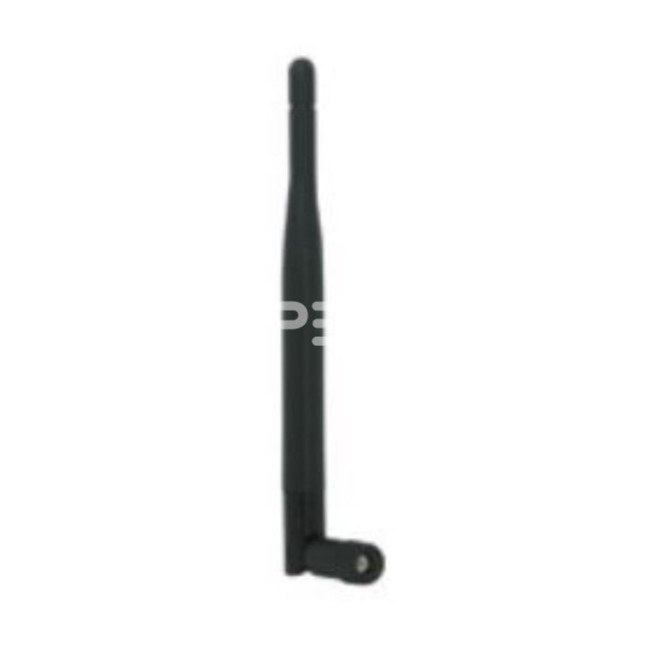 Swivel (Rubber) Antenna, WiFi 2.4GHz, Omni Radiation, 4dBi Gain with RP SMA Male Connector (5-3/4")