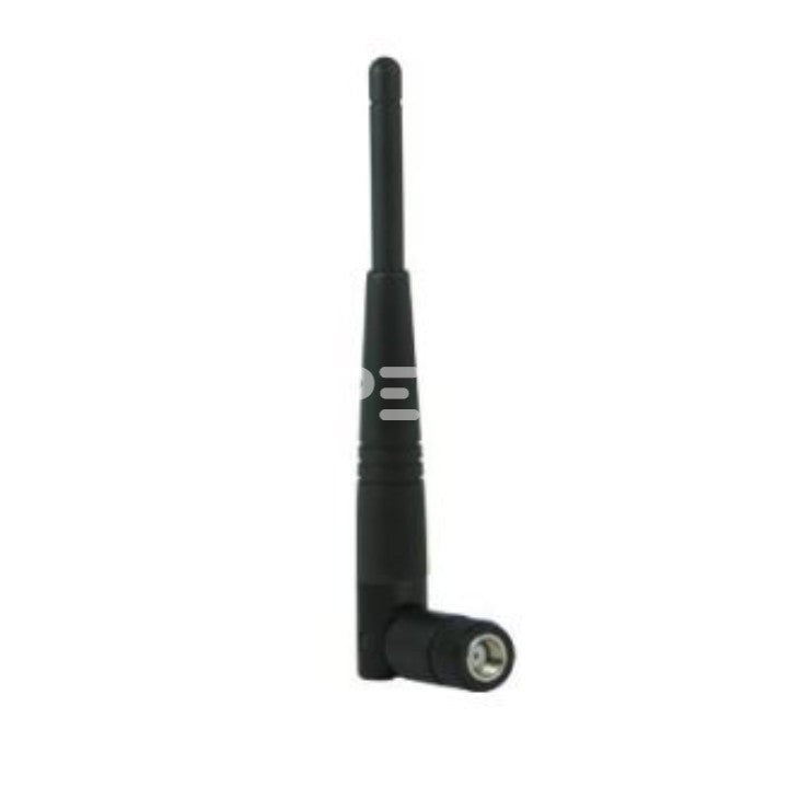 Swivel (Rubber) Antenna, WiFi 2.4GHz, Omni Radiation, 2dBi Gain with RP SMA Male Connector (5-1/2")