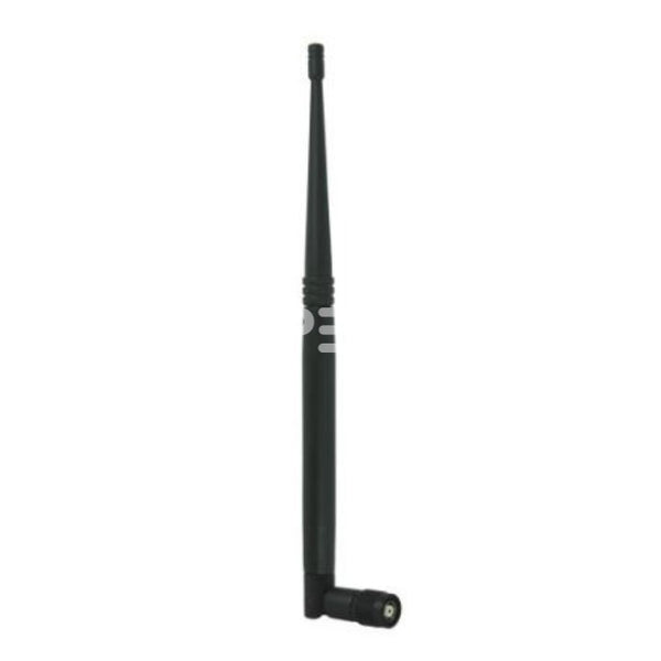 Swivel (Rubber) Antenna, WiFi 2.4GHz, Omni Radiation, 7dBi Gain with RP TNC Male Connector (10-1/2")