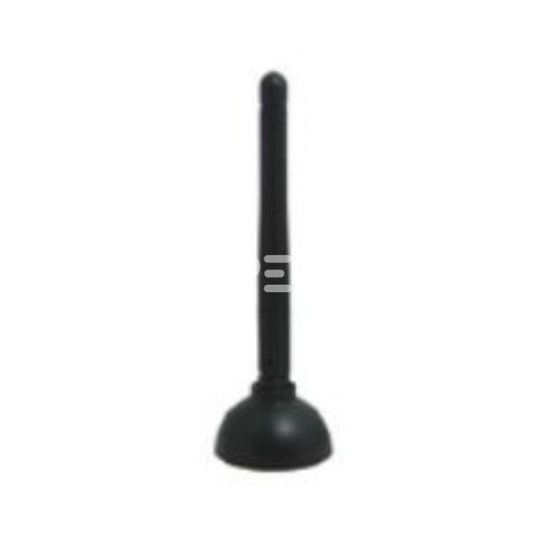 Portable (Stand) Antenna, WiFi 2.4GHz, Omni Radiation, 2dBi Gain with RP SMA Male Connector (4-1/4")
