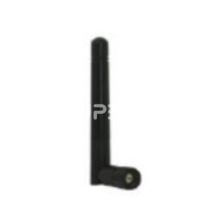 Swivel (Rubber) Antenna, WiFi 2.4+5.XGHz, Omni Radiation, 2/2dBi Gain with RP SMA Male Connector (3-1/2")