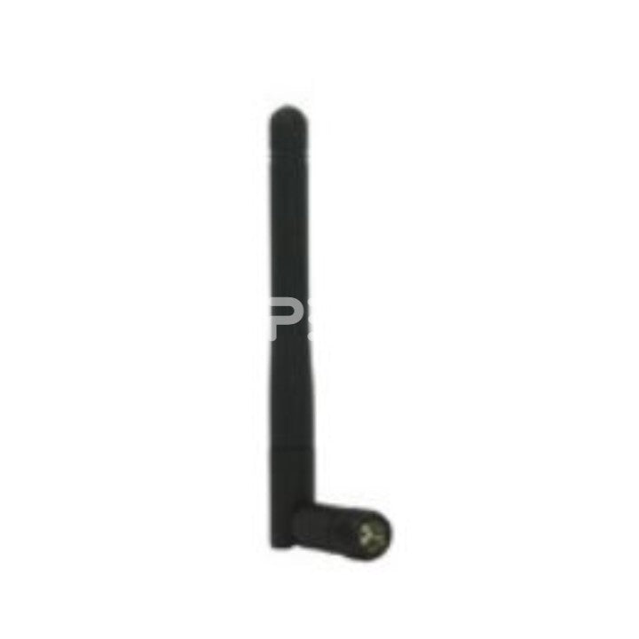 Swivel (Rubber) Antenna, WiFi 2.4+5.XGHz, Omni Radiation, 2/2dBi Gain with RP SMA Male Connector (4-1/4")