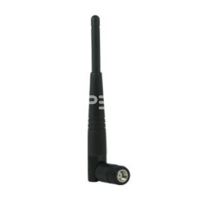 Swivel (Rubber) Antenna, WiFi 2.4+5.XGHz, Omni Radiation, 2/2dBi Gain with RP SMA Male Connector (5-1/4")